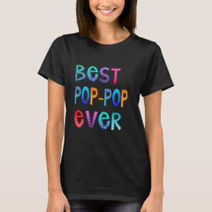 Bester Pop-Pop je farbenfroh, Papa-Shirt, Vater-Ge T-Shirt