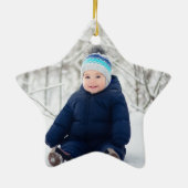 Bester Pop-Pop je farbiges Foto Keramik Ornament (Hinten)