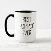 Bester Pop Pop Jeden Personalisierten Foto Beste O Tasse (Links)