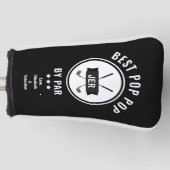 Bester Pop Pop Par Golfer Golf Lover Golfplatz Gra Golf Headcover (Vorderseite)