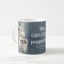 Bester Poppa-Foto-Collage Grandeltern Tag Kaffeetasse