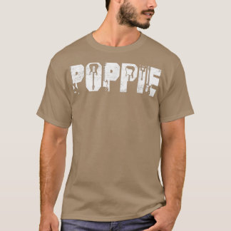 Bester Poppie-Gitarre-Lover-Gitarrist T-Shirt