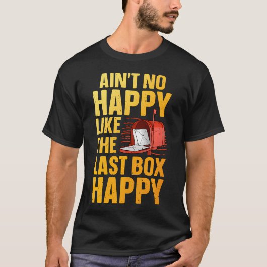 Bester Postmitarbeiter Briefträger Zusteller T-Shirt (Vorderseite)