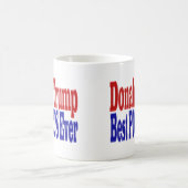 Bester POTUS je Donald Trump rot blau Kaffeetasse (Mittel)