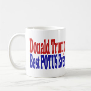 Bester POTUS je Donald Trump rot blau Kaffeetasse