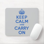 Bester Preis behalten Ruhe und machen Blau weiter Mousepad (Mit Mouse)