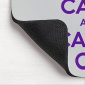 Bester Preis behalten Ruhe und machen Lila weiter Mousepad (Ecke)