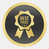 Bester Preis Runder Aufkleber (Vorderseite)