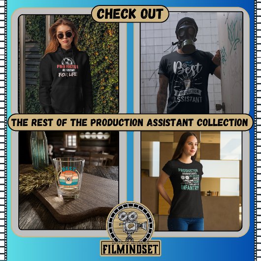 Bester Produktionsassistent - Crew Schnapsglas