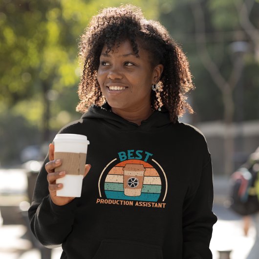 Bester Produktionsassistent - Retro Hoodie