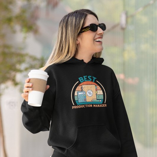 Bester Produktionsmanager - Retro Hoodie