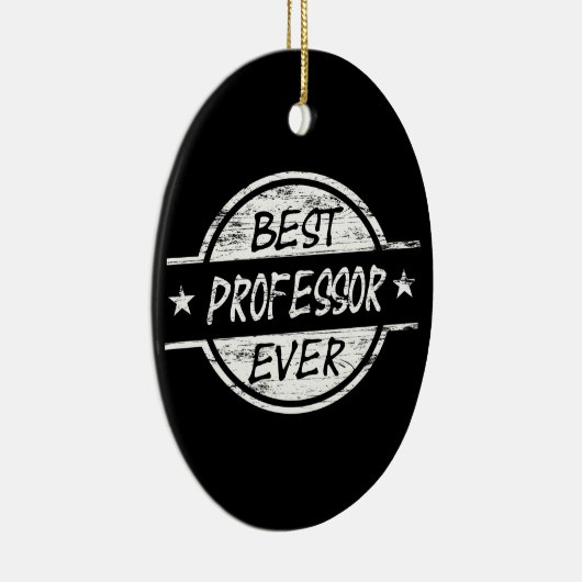 Bester Professor Ever White Keramikornament (Rechts)
