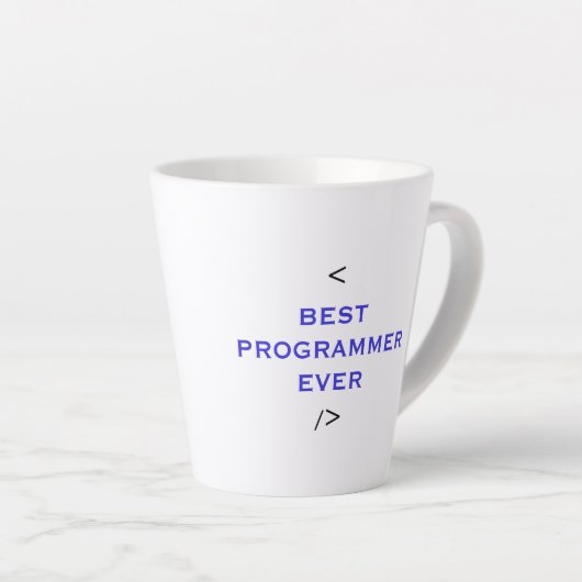 Bester Programmierer überhaupt - Weltbester Coder Milchtasse (Rechte Ecke)