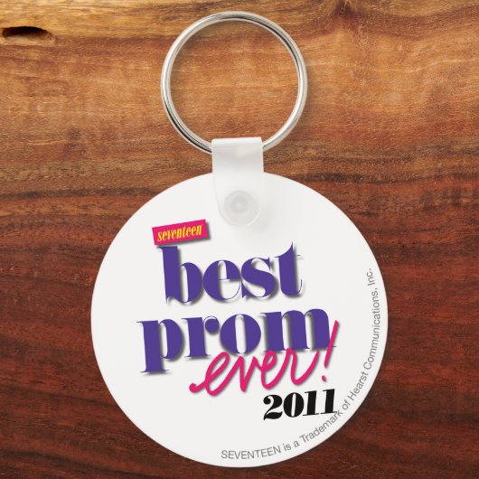 Bester Prom je - Lila Schlüsselanhänger (Vorderseite)