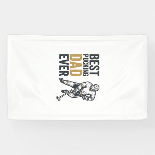 Bester Pucking-Vater Aller Zeiten Hockey-Vater-Shi Banner