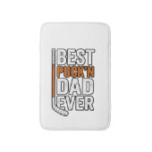 Bester Puck'n Dad Ever Hockey Vater Vector Design_ Badematte (Vorderseite Vertikal)