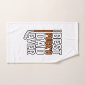 Bester Puck'n Dad Ever Hockey Vater Vector Design_ Handtuch (Handtuch)