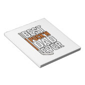 Bester Puck'n Dad Ever Hockey Vater Vector Design_ Notizblock (angewinkelt)