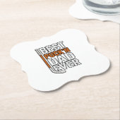 Bester Puck'n Dad Ever Hockey Vater Vector Design_ Untersetzer (angewinkelt)