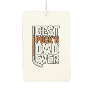 Bester Puck'n Dad Ever Hockey Vater Vektor Design_ Autolufterfrischer