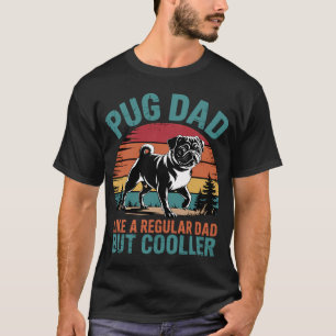 Bester Pug Kühler Vater Aller Zeiten Hund Tierlieb T-Shirt