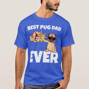 Bester Pug-Vater Aller Zeiten Lustiges Pug-Hunde-G T-Shirt