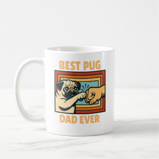 Bester Pug-Vater Aller Zeiten Pug-Besitzer Pug-Lie Kaffeetasse