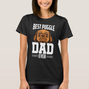 Bester Puggle-Vater aller Zeiten Hundebesitzer Hau T-Shirt
