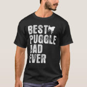 Bester PUGGLE-VATER je T-Shirt (Vorderseite)