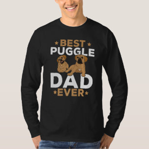 Bester Puggle-Vater Männer Hund Haustierbesitzer V T-Shirt