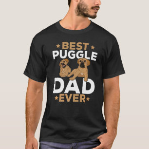Bester Puggle-Vater Männer Hundebesitzer Vatertag T-Shirt