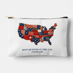 Bester Quilter in den USA Personalisierter Patchwo Zubehörtasche