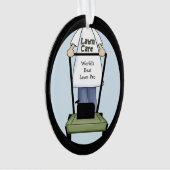 Bester Rasenpflege Pro Acryl-Ornament Ornament (Vorderseite)