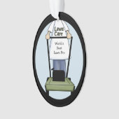 Bester Rasenpflege Pro Acryl-Ornament Ornament (Vorderseite)