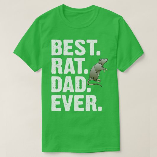 Bester Rat-Vater je T-Shirt (Design vorne)