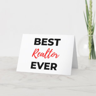 Bester Realtor je 2 Feiertagskarte