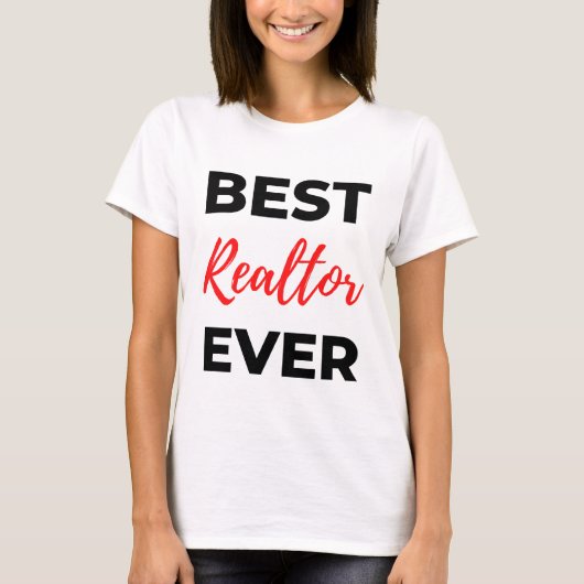 Bester Realtor je 2 T-Shirt (Vorderseite)
