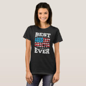 Bester Regieassistent 4. 4. Juli USA Ame T-Shirt (Vorne ganz)