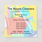 Bester Reinigungsservice Modernes Quadratische Visitenkarte (Vorderseite)