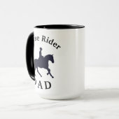 Bester "Reiter VATER" je! Vatertag Tasse (Vorderseite Links)