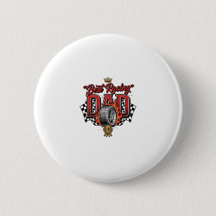 Bester Rennpapa Vintage-Reifen Vatertag Button