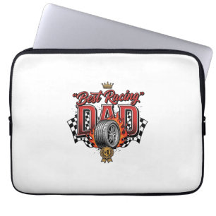 Bester Rennpapa Vintage-Reifen Vatertag Laptopschutzhülle