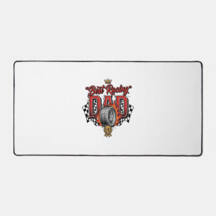 Bester Rennpapa Vintage-Reifen Vatertag Schreibtischunterlage
