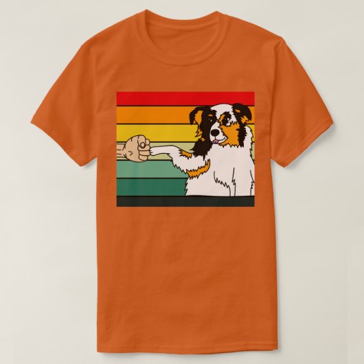 Bester Retro-Hundebesitzer aller Zeiten1 T-Shirt (Design vorne)