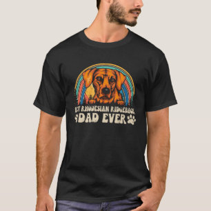 Bester Rhodesian Ridgeback Dog Vater je Vintag Fat T-Shirt