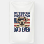 Bester Rhodesian Ridgeback-Vater aller Zeiten Vint Banner (Vertikal)