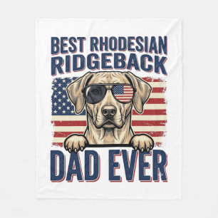 Bester Rhodesian Ridgeback-Vater aller Zeiten Vint Fleecedecke
