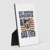 Bester Rhodesian Ridgeback-Vater Aller Zeiten Vint Fotoplatte (Seite)