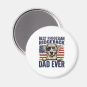 Bester Rhodesian Ridgeback-Vater aller Zeiten Vint Magnet (Vorderseite/Rückseite)