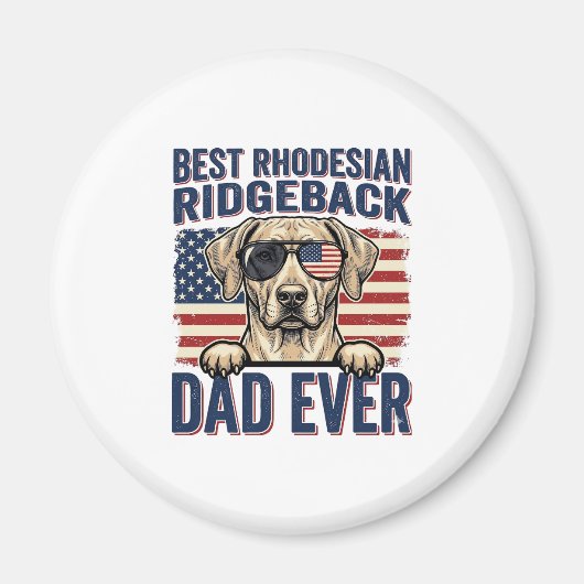 Bester Rhodesian Ridgeback-Vater aller Zeiten Vint Magnet (Vorne)